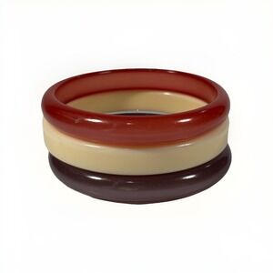 plastic bangle bracelet lot Set Of 3
